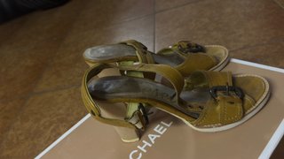 Sandalias Lino Marano Beige/Marrón Tacón