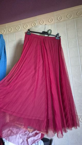 Gonna lunga rossa tg S-M