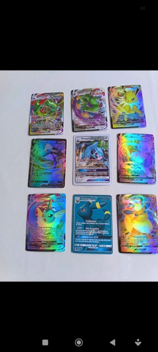 BAJADA DE PRECIO.Lote 9 Cartas Pokémon VMAX GX.