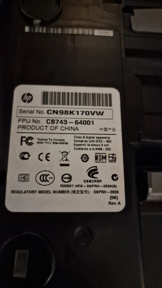 Impresora HP Multifunción Negra/Gris