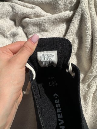 Converse plataforma negras con cerezas - nuevas.