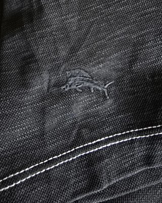 Polo Tommy Bahama Negro Talla L Corte Americano