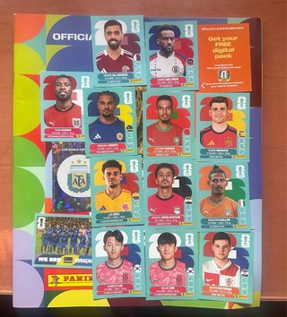 Album mundial 2026+14 cromos del Mundial