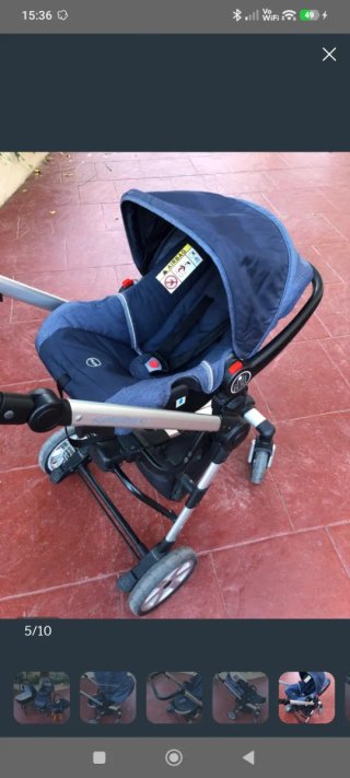 Passeggino Trio Foppapedretti 3 in 1