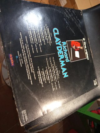 Vinilo FIRMADO R. Clayderman Couleur Tendress 1982