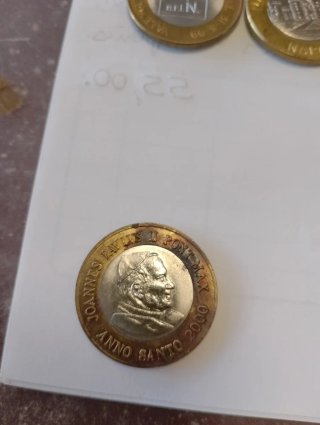Lote 4 monedas Vaticano Año Santo 2000