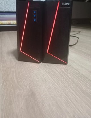 Altavoces Game negros q cambian de colores