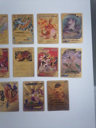 14 Cartas Pokémon Doradas