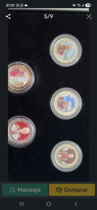Estuche 5 Monedas Papa Leone XIV Colección