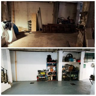 Se realizan trabajos de pintura en blanco o color