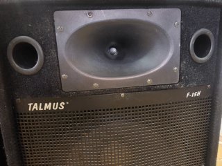 Pareja Altavoces Pasivos TALMUS F-15H 250W RMS