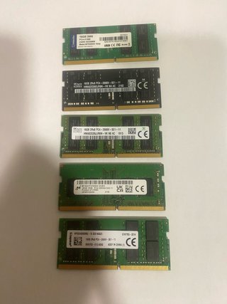 Memorias 16GB DDR4 2666MHz Portátil