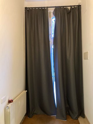 Cortinas ANNAKAJSA IKEA grises