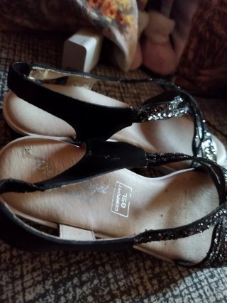 Sandalias Pikolinos Talla 38 Negro/Plata