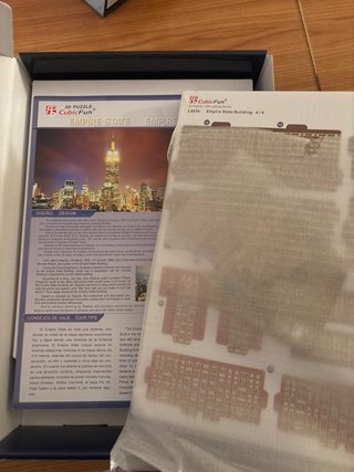 Puzzle 3D Empire State Building LED CubicFun
