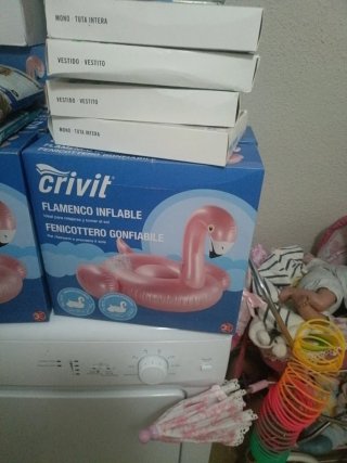 2Flamenco Inflable Crivit y vestidos 4