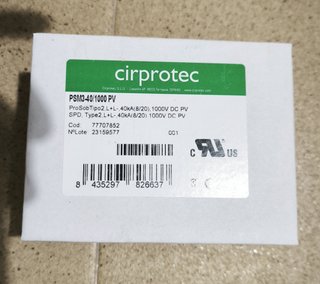 Protector Sobretensiones Cirprotec PSM3-40/1000 PV