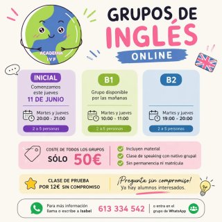 Clases de inglés online