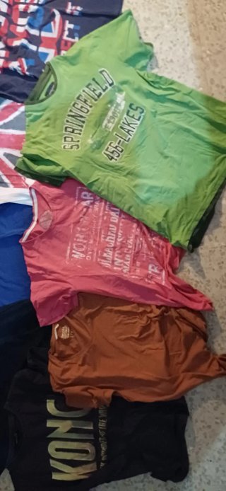 Lote 8 Camisetas y Pantalón Corto Verano