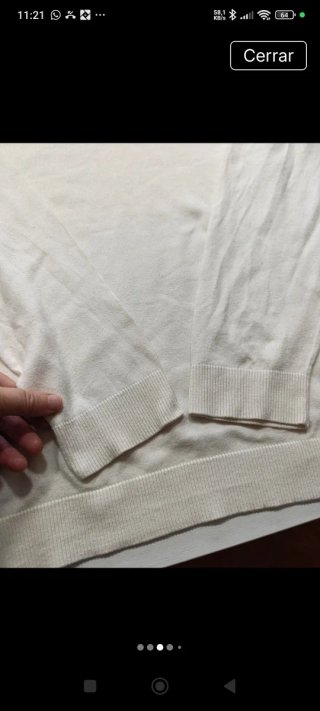 Jersey Gant Algodón Cachemir Talla XL.super suave.