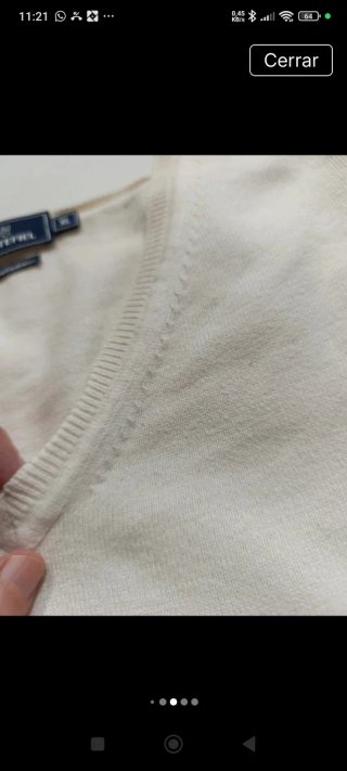Jersey Gant Algodón Cachemir Talla XL.super suave.