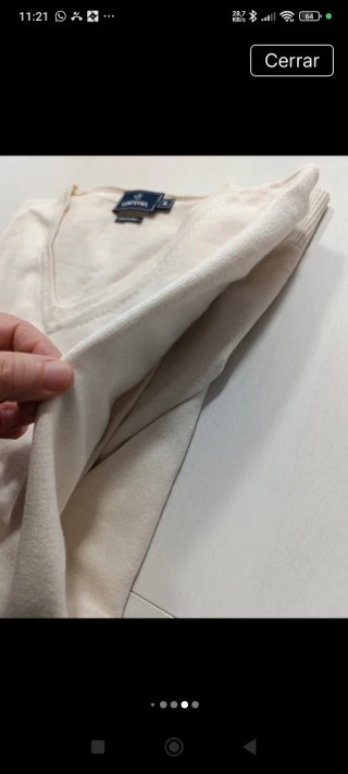 Jersey Gant Algodón Cachemir Talla XL.super suave.