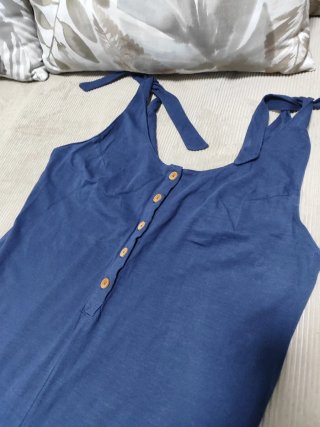 Conjunto mono ancho y sobrecamisa