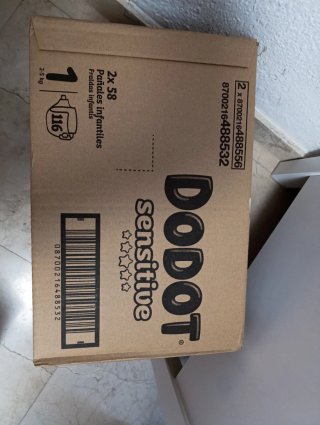 CAJA PAÑALES Dodot Sensitive Talla 1 ➡️ 116 PAÑALE