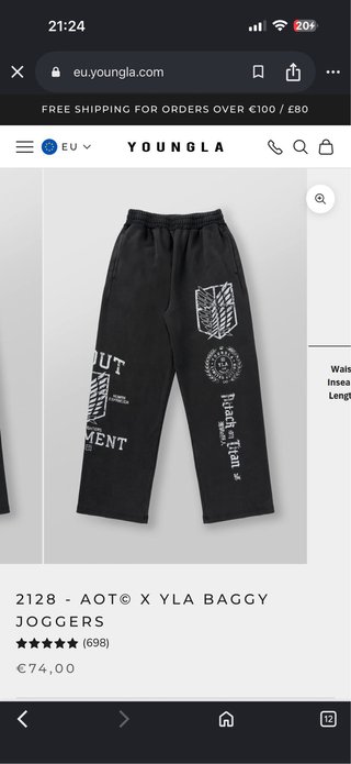 Pantalones Attack on Titan M