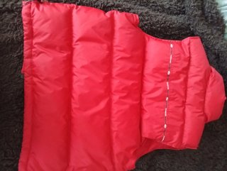 Chaleco plumas Quiksilver Rojo