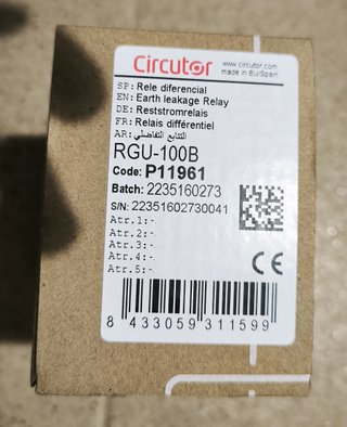 Circutor RGU-100B Relé Diferencial