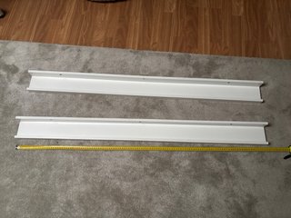 2 Baldas Blancas IKEA Madera