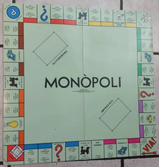 Monopoli gioco anni 70 in lire