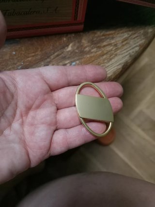 Llavero Morte Chapado Oro 18K