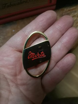 Llavero Morte Chapado Oro 18K