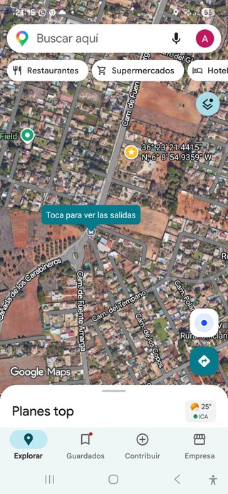 Vendo terreno en carretera Fuente Amarga carretera