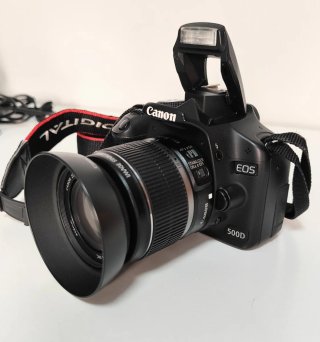 Canon EOS 500D Cámara Digital Negra