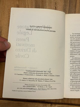 Pareri Motivati Di Diritto Civile / Il Procuratore