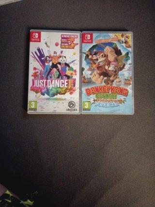 2 Juegos Nintendo Switch: Just Dance y Donkey Kong