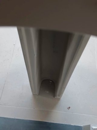 Pie de lavabo de porcelana blanco marca Gala