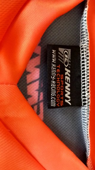Camiseta Maillot Kenny Racing Naranja Negra