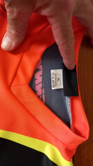 Camiseta Maillot Kenny Racing Naranja Negra