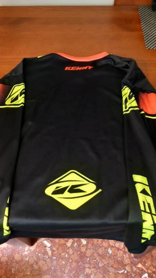 Camiseta Maillot Kenny Racing Naranja Negra