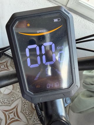 Bicicleta eléctrica negra