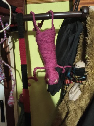 Muñecos de lana hechos a mano