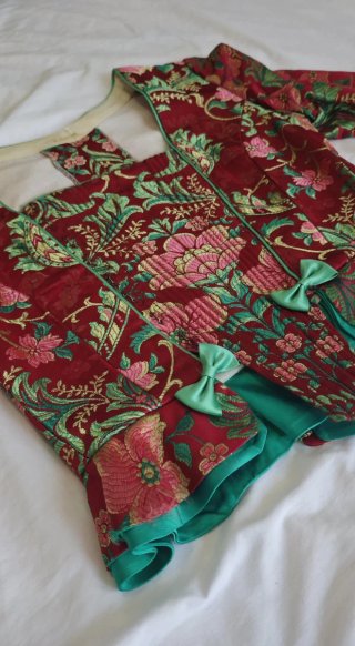 Traje regional alicantina adulto rojo
