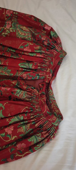 Traje regional alicantina adulto rojo