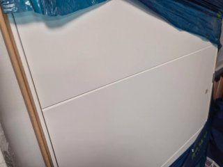 Puerta maciza blanca + tapetas y premarcos