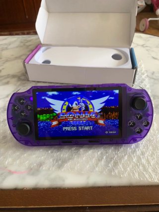 Consola Portátil Morada Super Mario Bros.