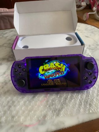Consola Portátil Morada Super Mario Bros.
